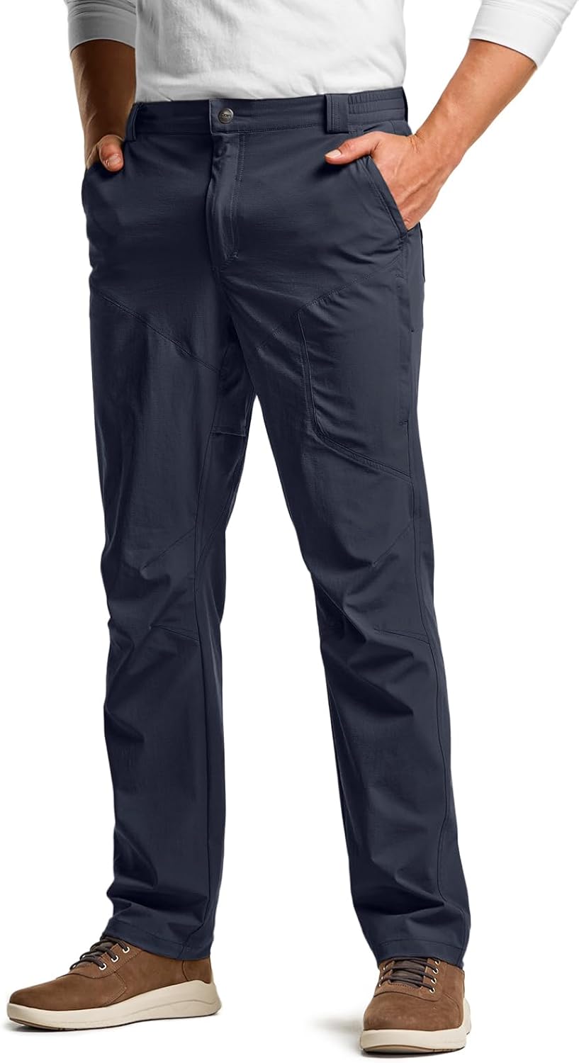 CQR Men’s Cool Dry Tactical Pants, Water Resistant Outdoor Pants ...