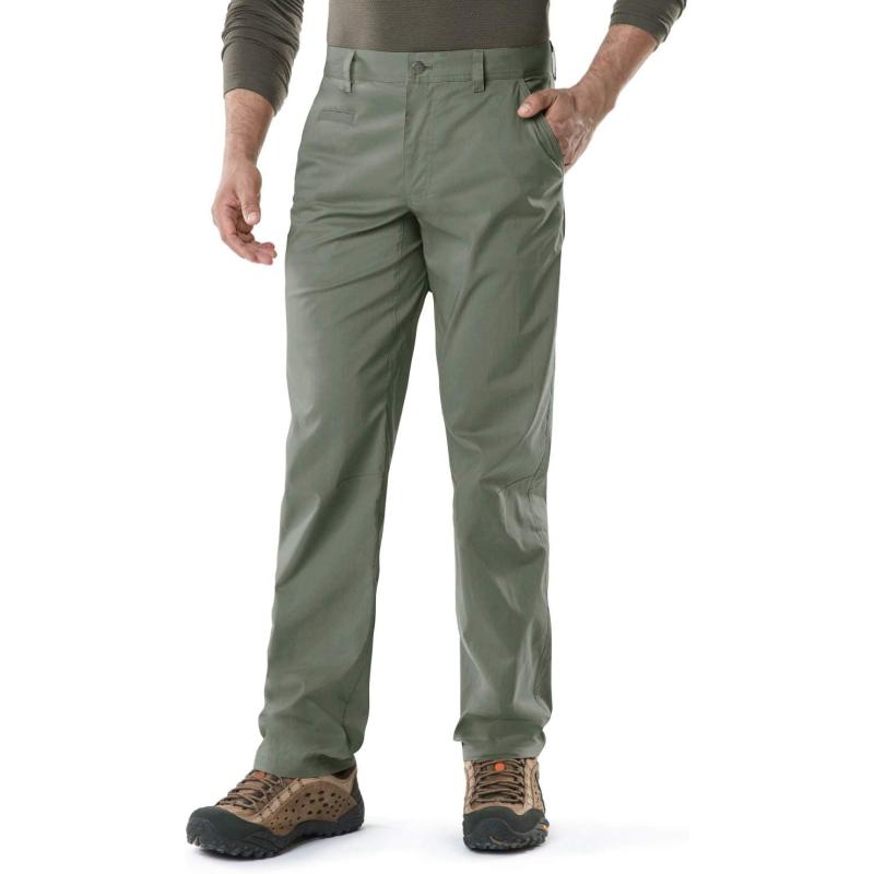 CQR Men’s Cool Dry Tactical Pants, Water Resistant Outdoor Pants ...